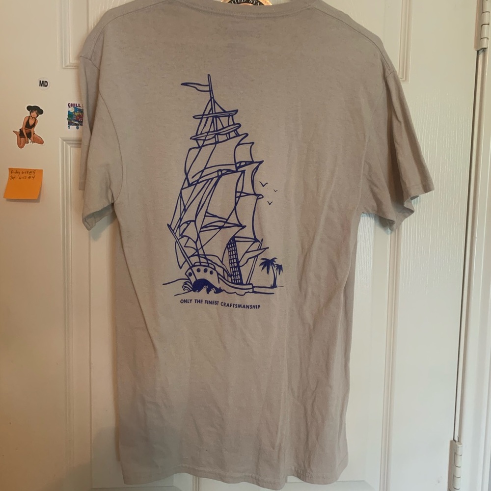 EMPYRE⛴CREAM/NAVY BLUE BOAT GRAPHIC